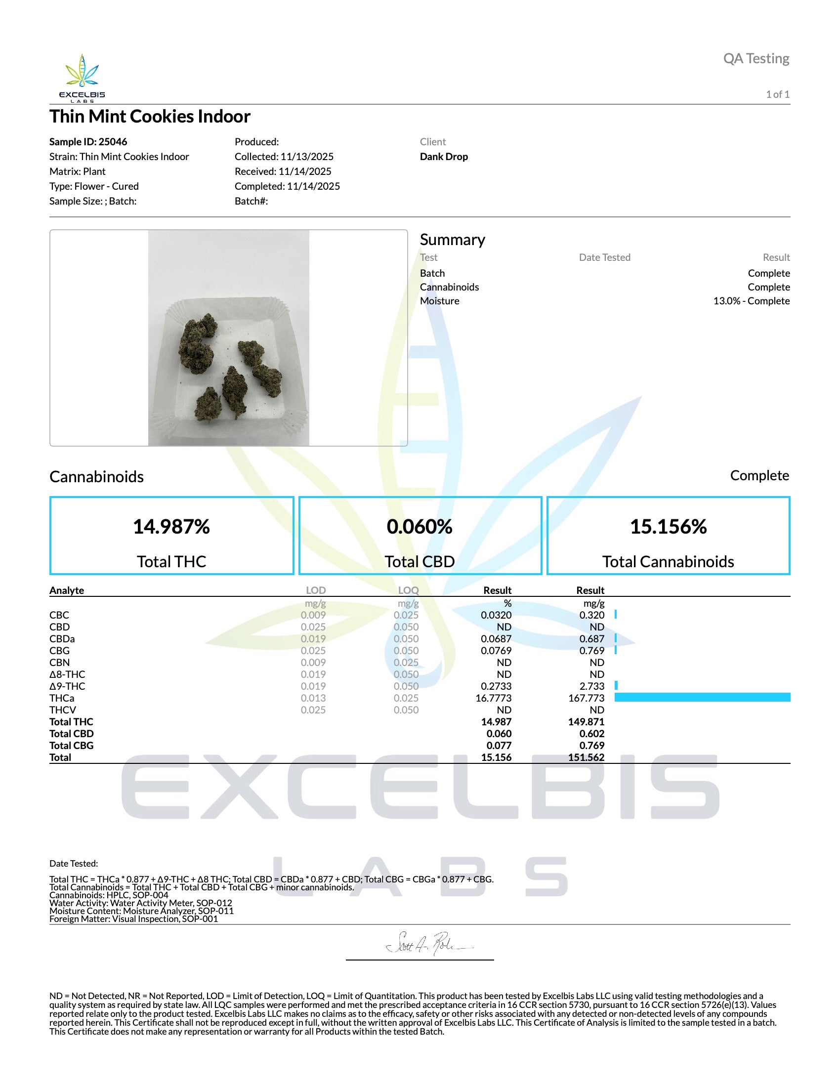 Thin Mint Cookies Indoor